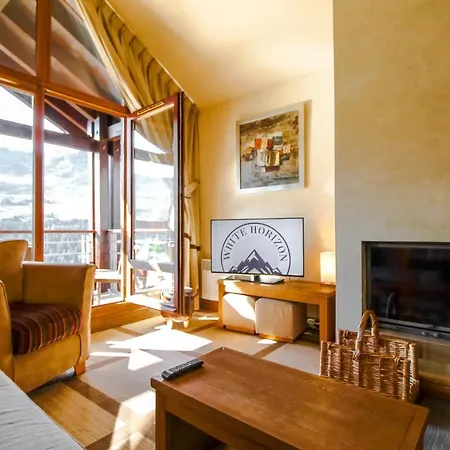 Daire Exceptional 3 Bed Penthouse With Fireplace And Stunning Views Flaine