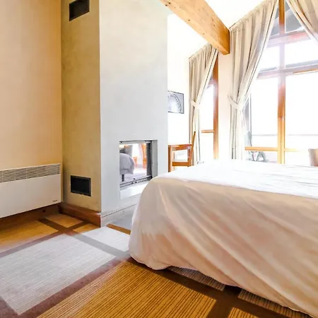 Daire Exceptional 3 Bed Penthouse With Fireplace And Stunning Views Flaine